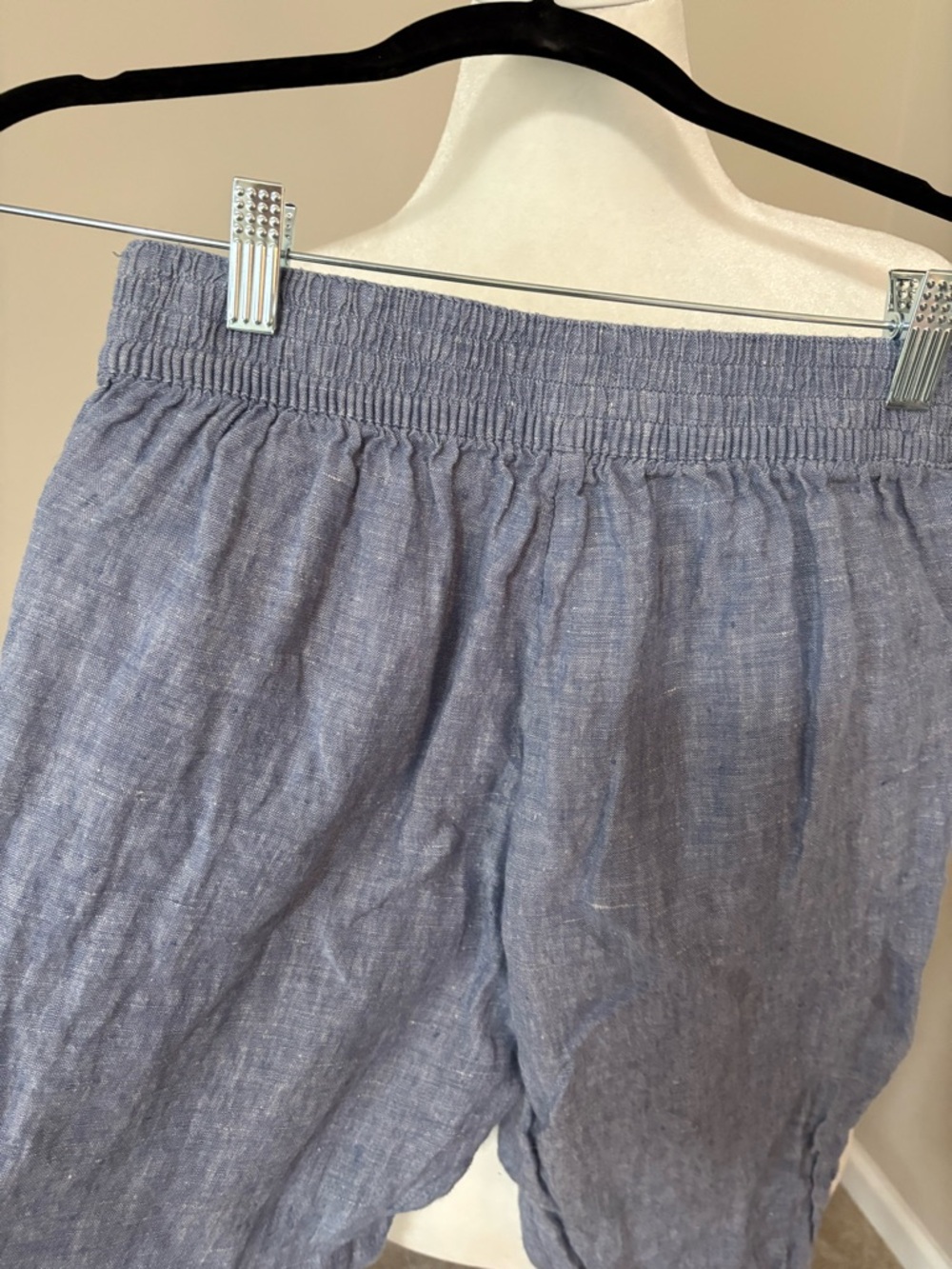 Christian Siriano Light Chambray Linen Pants - Picture 4 of 4